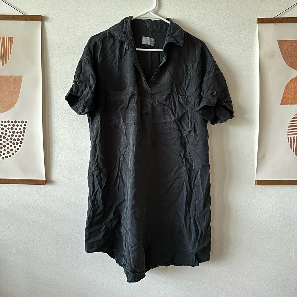 Black/gray collared dress Universal Thread Target size L